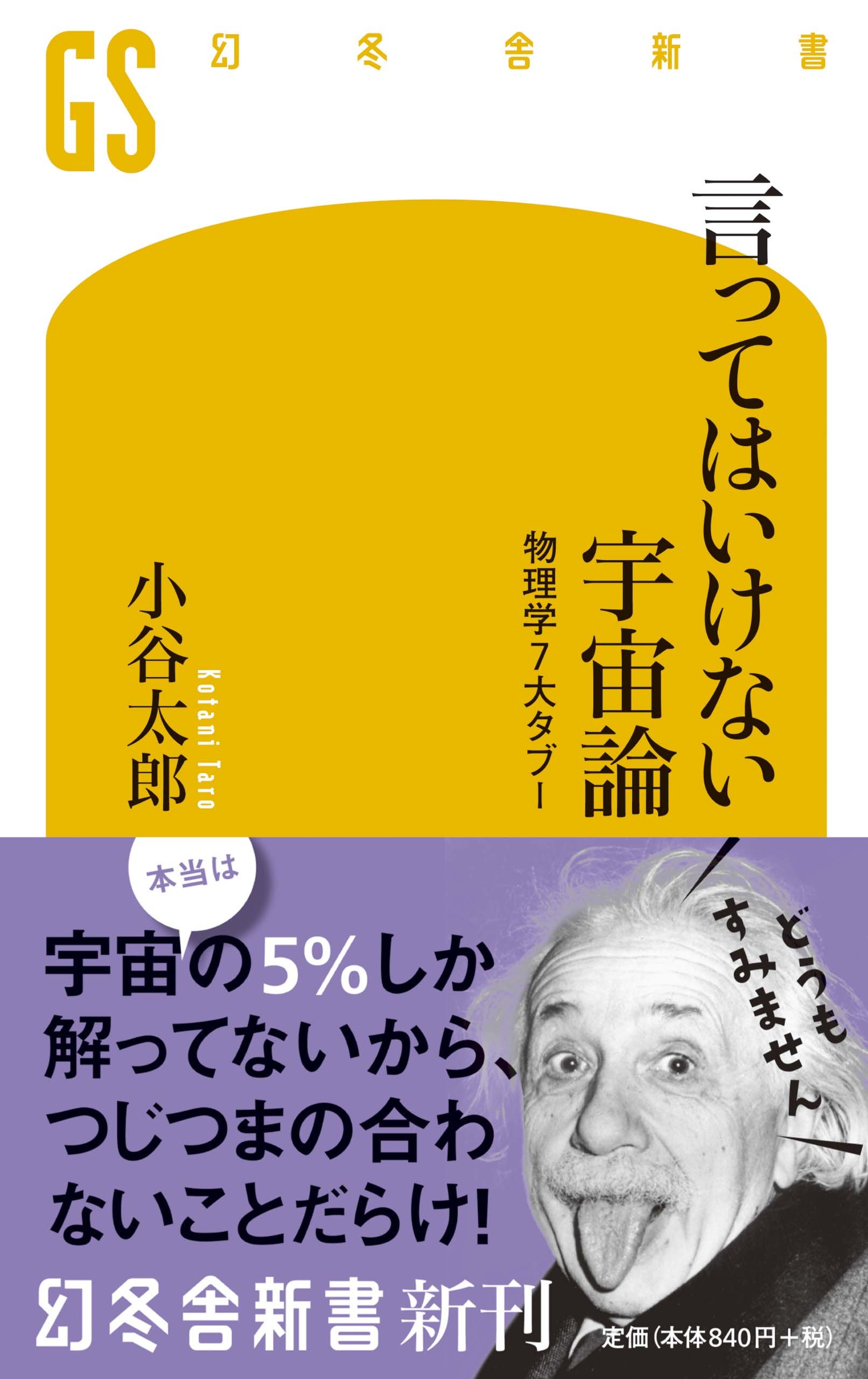 言ってはいけない宇宙論 物理学7大タブー (幻冬舎新書) | 小谷